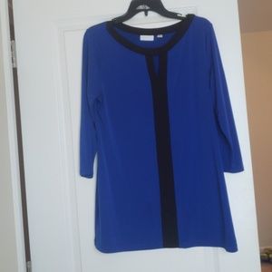 NY & CO Blue and Black Tunic